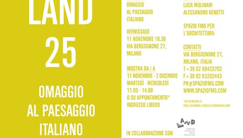 SpazioFMG LAND 25: A Tribute to the Italian Landscape


