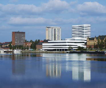 Snøhetta & White Arkitekter'a new Väven cultural centre opens in Umeå, Sweden
