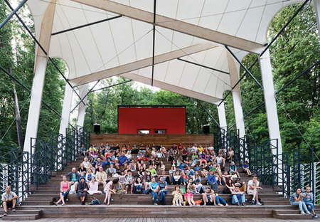 Wowhaus Fili open air cinema Moscow 2014 ph.Iliya Ivanov
