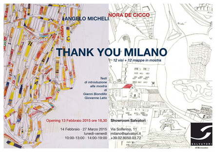 Thank You Milano exhibition - Angelo Micheli and Nora De Cicco 
