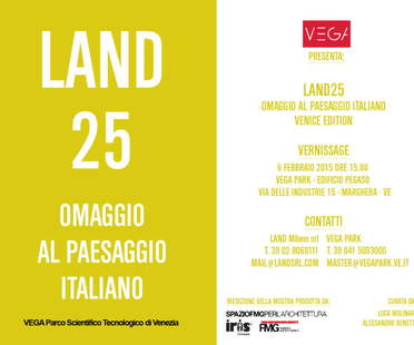 Land 25: A Tribute to Italian Landscape exhibition in Venice
