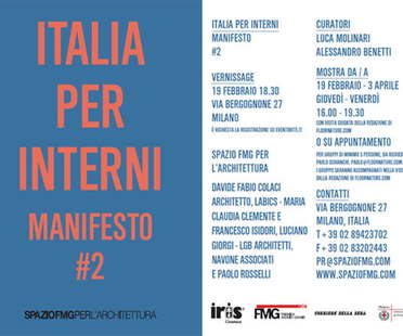 SpazioFMG Italia per Interni Manifesto #2 exhibition
