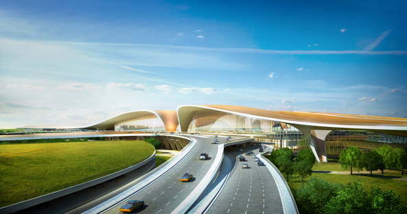 Zaha Hadid and ADPI Beijing New Airport Terminal Building
