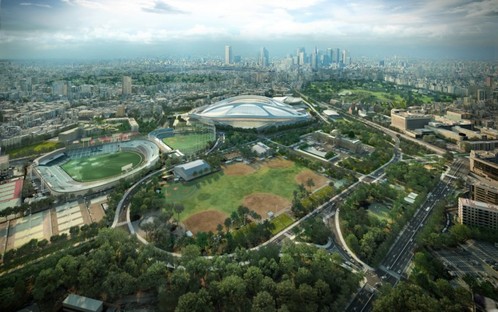 Zaha Hadid Architects New National Olympic Stadium Tokyo Japan 2020