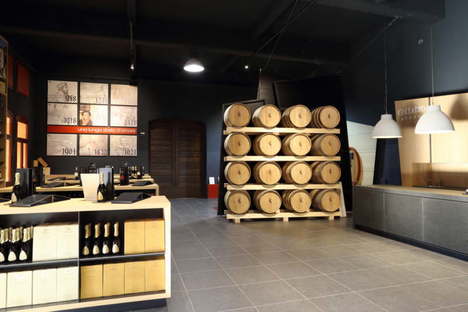 Wine Shop Collalto Store: wine, between architecture and tradition
