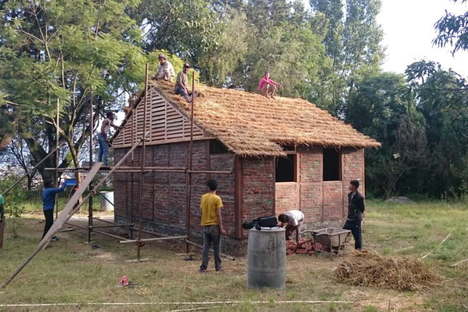 Housing for 2015 Nepal earthquake victims by architect Shigeru Ban
