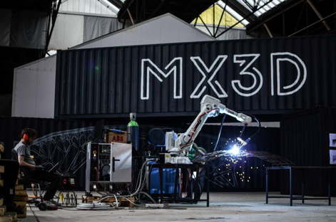 MX3D, a 3D printed bridge in Amsterdam

