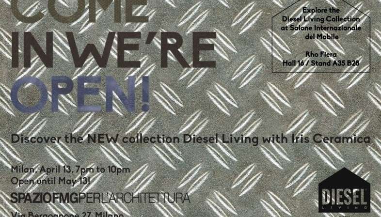 Diesel Living and Iris Ceramica at Design Week Milano
