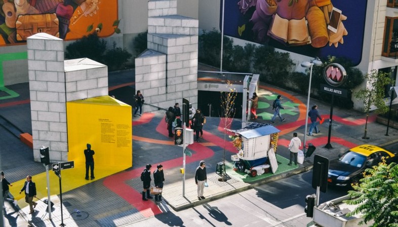 100architects: Using colour to revitalise a city plaza 
