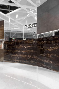 Ariostea Twister Pavilion Ultra surfaces for Cersaie 2016 