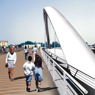 Richard Meier’s Cittadella Bridge inaugurated in Alessandria 