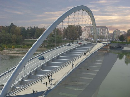 Richard Meier’s Cittadella Bridge inaugurated in Alessandria 