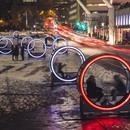 Luminothérapie Loop giant wheel and light effects in Montréal
