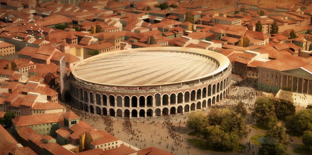 gmp and sbp New roof over the Arena in Verona
