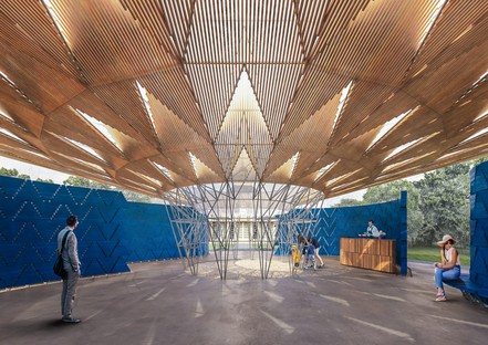 The architect of the 2017 Serpentine Pavilion is Diébédo Francis Kéré
