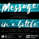 Message in a Bottle – Thoughts adrift H2O at Milano Design Week 2017
