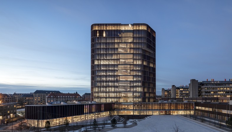 C.F. Møller Architects Maersk Tower iconic building in Copenhagen
