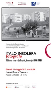 Italo Insolera, Il bianco e nero delle città exhibition 
