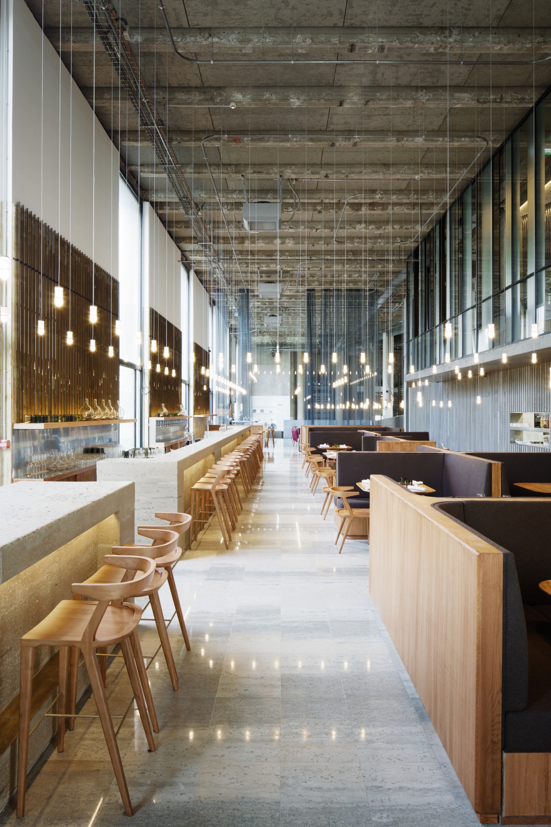 Lina Ghotmeh Architecture Les Grands Verres restaurant Palais de Tokyo