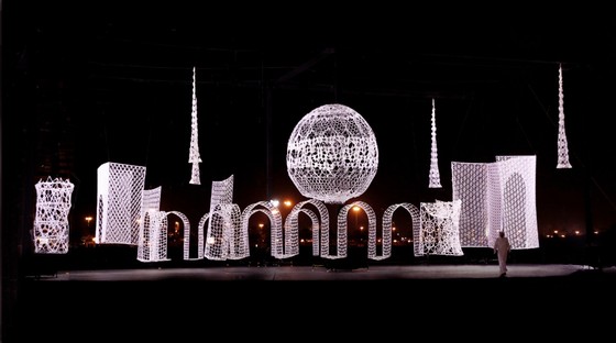 Lace becomes an Urban Landmark in Choi+Shine Architects’ installations 
