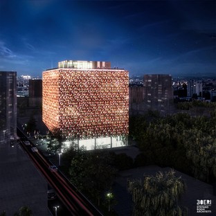 Stefano Boeri Architetti's first project in Tirana, the Blloku Cube
