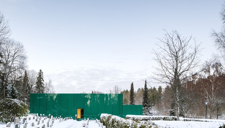 Wingårdh Arkitektkontor expansion of Sundbyberg Cemetery Pavilion
