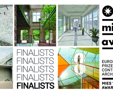 The five finalists for the 2019 EU Mies Award 
