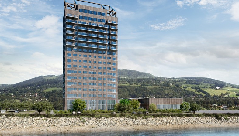 Mjøstårnet,the world’s tallest timber skyscraper
