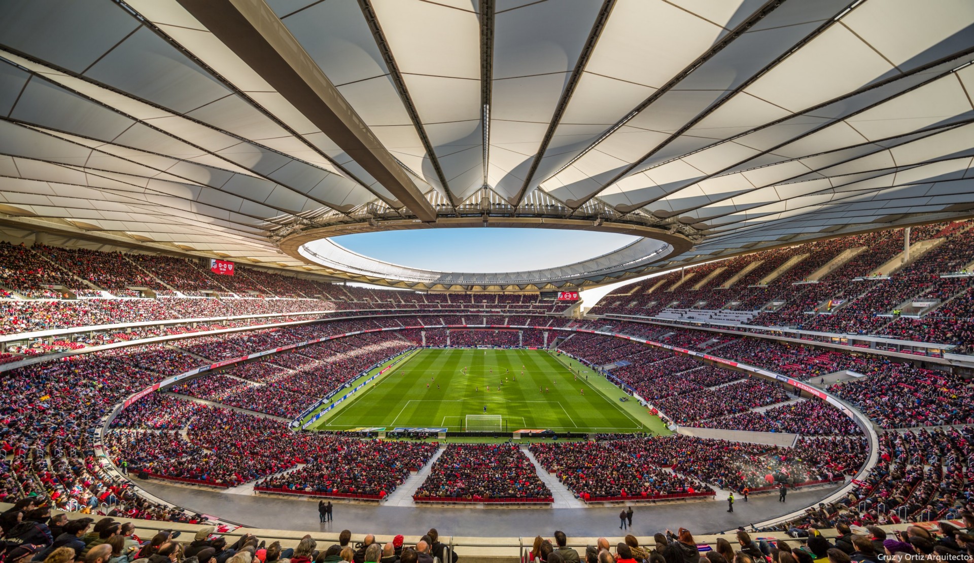 A new photo feature for the Atletico de Madrid stadium - Floornature
