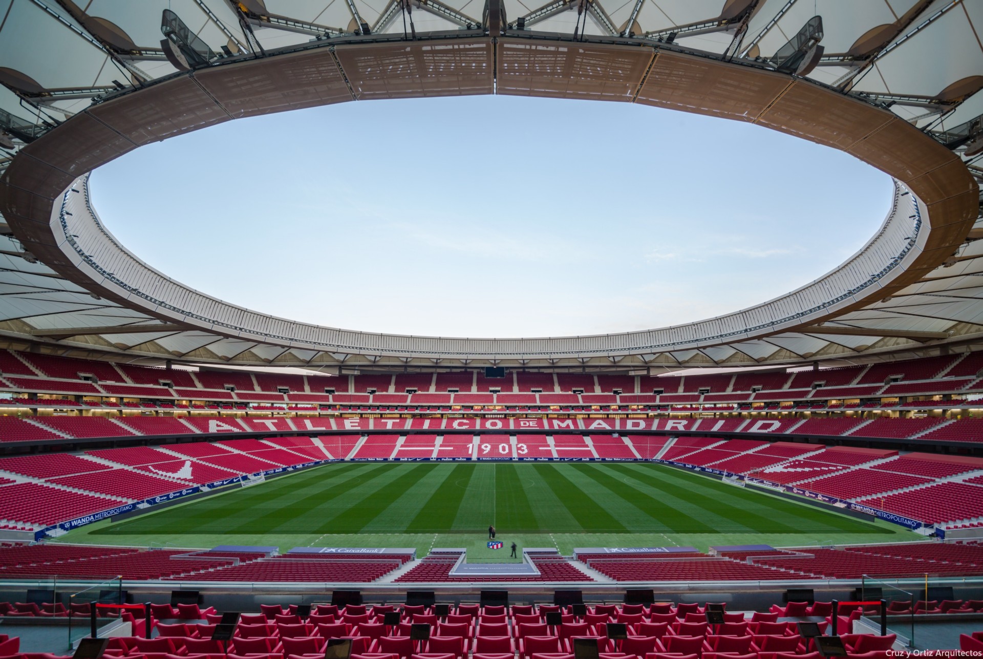 A new photo feature for the Atletico de Madrid stadium ...