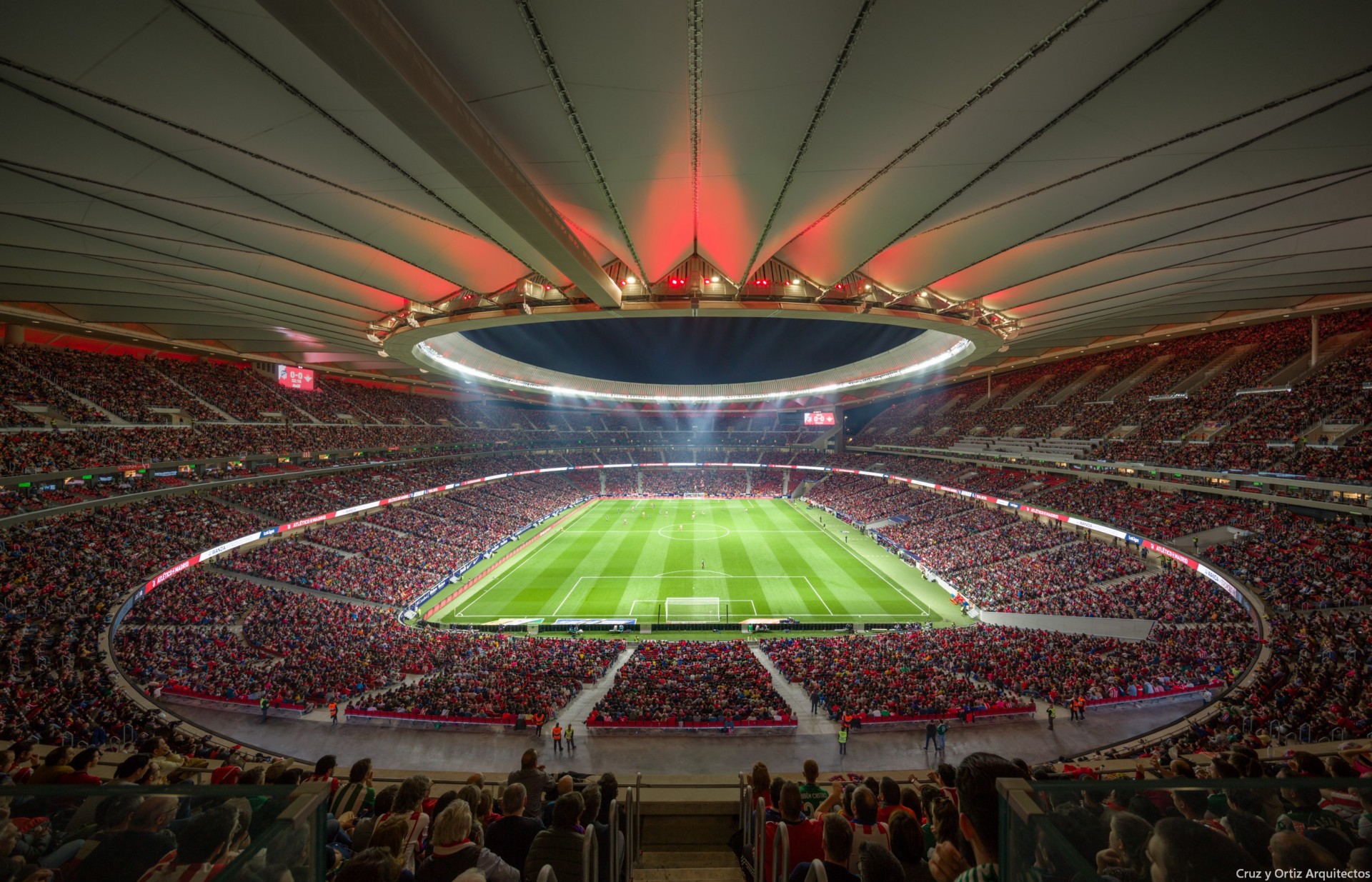A new photo feature for the Atletico de Madrid stadium | Floornature