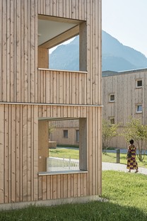 Feld72 designs the Maierhof residential complex, for living together and enjoying views over the mountains
