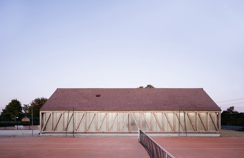 Lemoal Lemoal Architectes New facilities for the Garden Tennis Club in Cabourg
