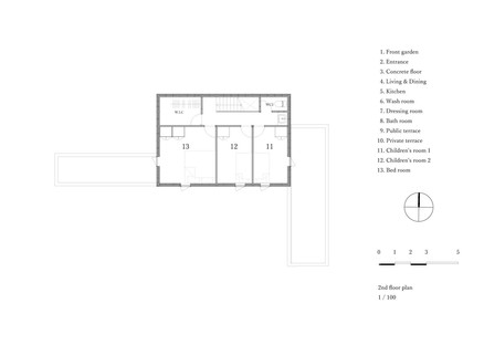 Yamazaki Kentaro Design Workshop creates the Hayama House, Terrace in the town 
