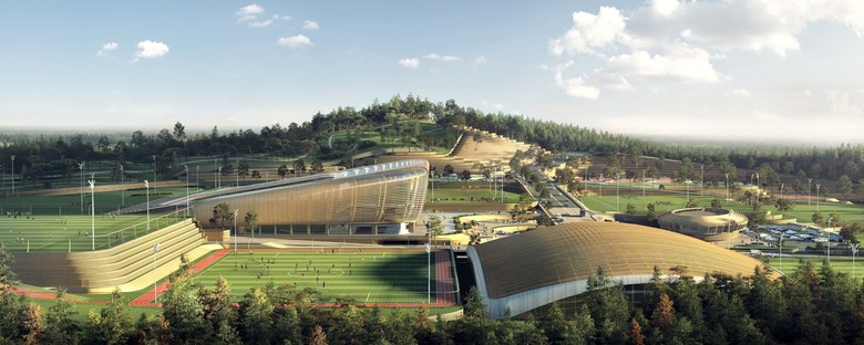 UNStudio's design for the Korean National Football Centre in Seoul comes out on top
