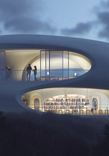 MAD Architects Wormhole Library, a dreamscape in Haikou