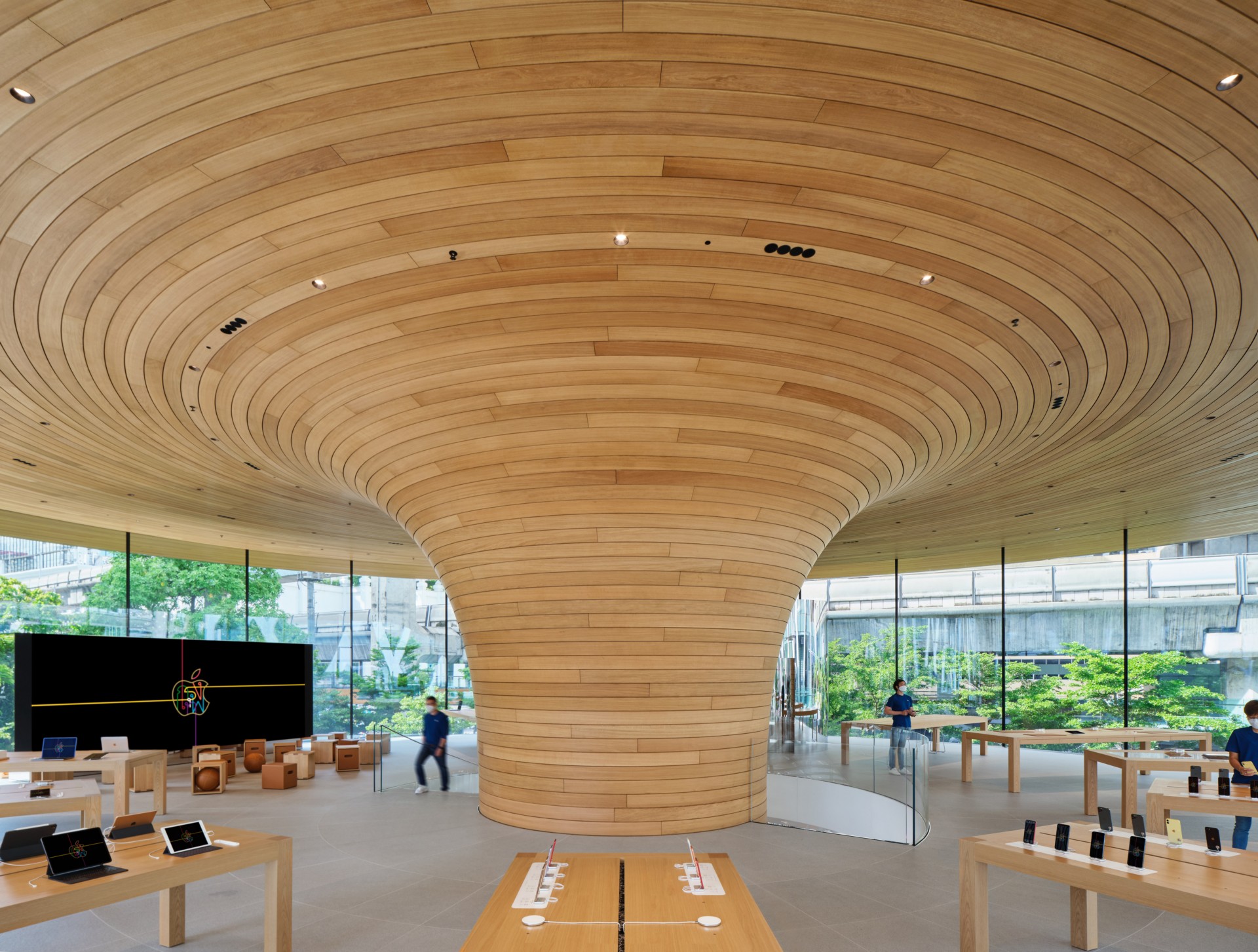 Foster Partners Apple Central World a new iconic store for Bangkok