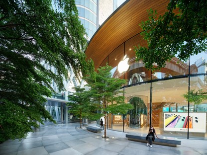 Foster + Partners Apple Central World a new iconic store for Bangkok
