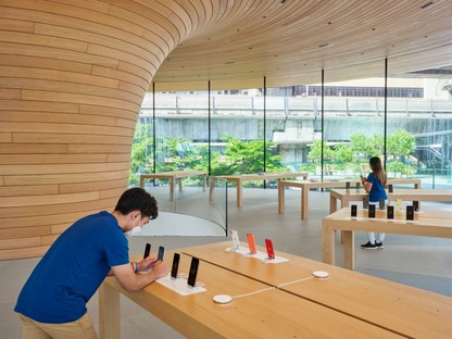 Foster + Partners Apple Central World a new iconic store for Bangkok