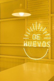 De Huevos in Mexico City is a new gastronomic concept by Cadena Concept Design
