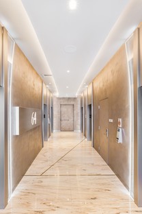 Iosa Ghini Associati interior design of the Brickell Flatiron in Miami
