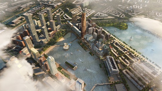 Powerhouse Company works in collaboration with SHoP Architects, Office Winhov, Mecanoo and Crimson on a new masterplan for Rijnhaven, Rotterdam

