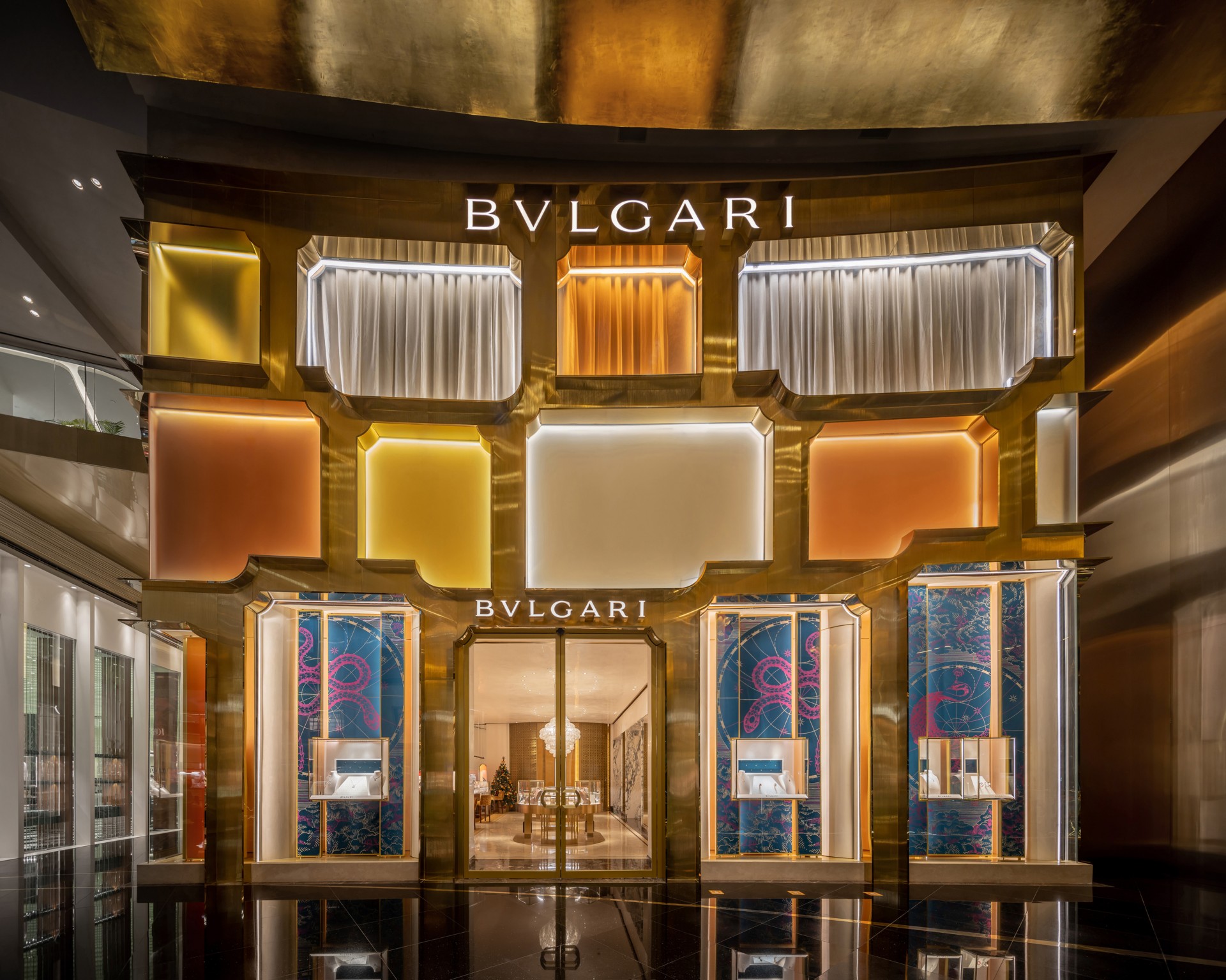 MVRDV completes the façade of the Bulgari flagship store in