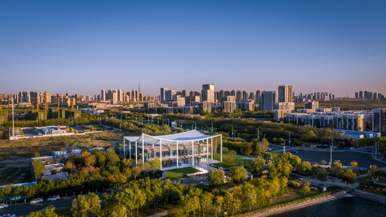 Powerhouse Company Paper Roof new civic centre in Tianjin
