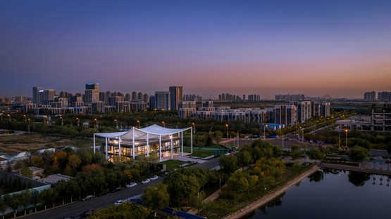 Powerhouse Company Paper Roof new civic centre in Tianjin
