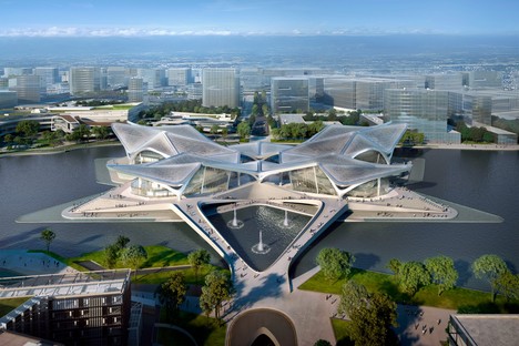 Zaha Hadid Architects Zhuhai Jinwan Civic Art Centre, China
