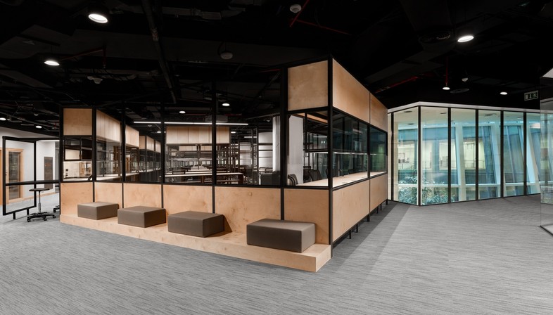 nEmoGruppo's interior design for Cyber Security Department offices at NYU, Abu Dhabi
