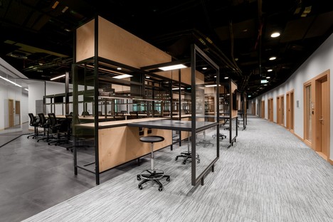 nEmoGruppo's interior design for Cyber Security Department offices at NYU, Abu Dhabi
