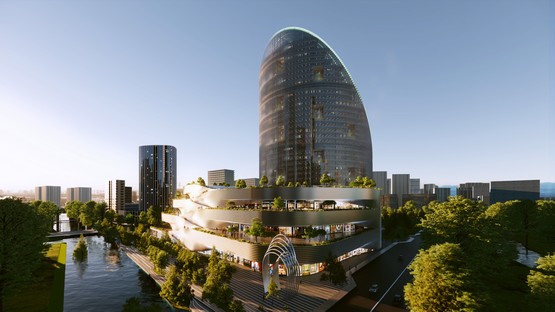 BIG-Bjarke Ingels Group designs O-Tower, Oppo Headquarters in Hangzhou
