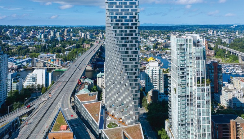Vancouver House designed by BIG studio named Best Tall Building Worldwide 2021 
